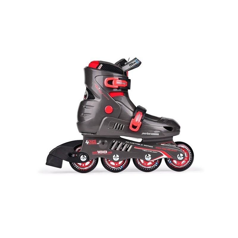 MICRO SKATE MS188 BLACK/RED