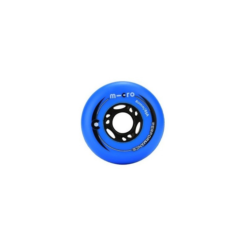 MICRO SKATE PERFORMANCE WHEELS - 80MM/85A BLUE 4 PACK
