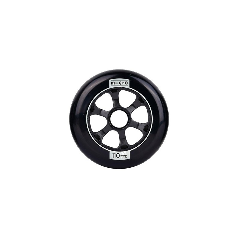 MICRO SKATE FLOW WHEELS - 110MM/83A BLACK 3 PACK