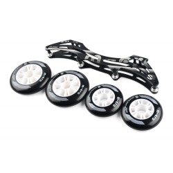 MICRO SKATE SS WHEELS - 100MM/85A BLACK 1 PCS