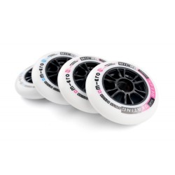 MICRO SKATE SS WHEELS - 100MM/85A WHITE/PINK 1 PCS