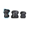 MICRO SKATE STRIKE KIDS PROTECTIONS 3 PACK BLACK/BLUE