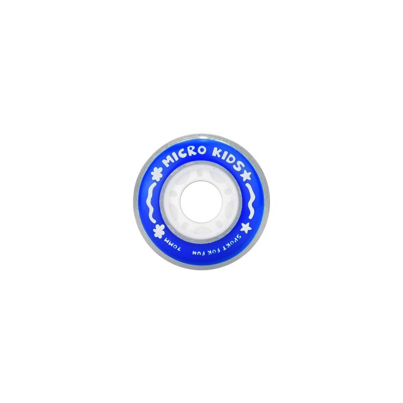 MICRO SKATE KIDS FLASH WHEELS - 70MM/85A BLUE 4 PACK